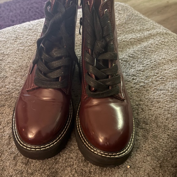 Callaway Shoes - Callaway Burgundy Lace-Up Footwear